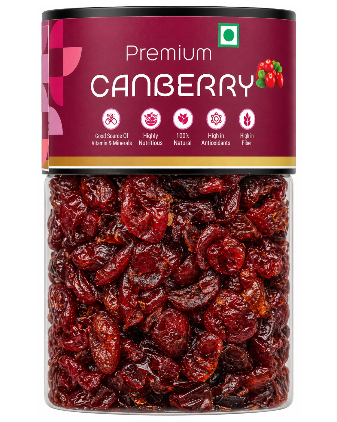 Kivida Premium Cranberry Jar – 250g - Image 2
