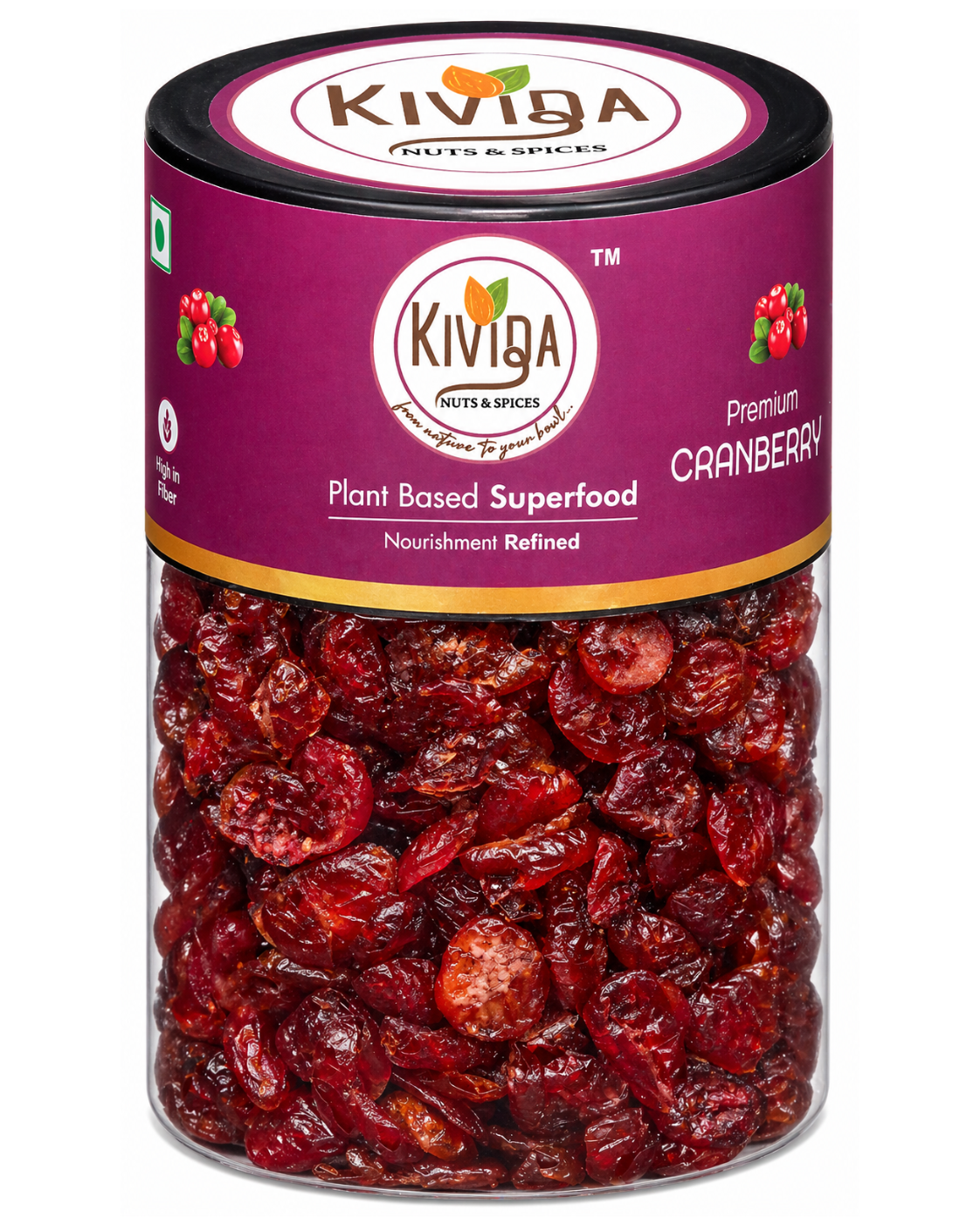 Kivida Premium Cranberry Jar – 250g - Image 3