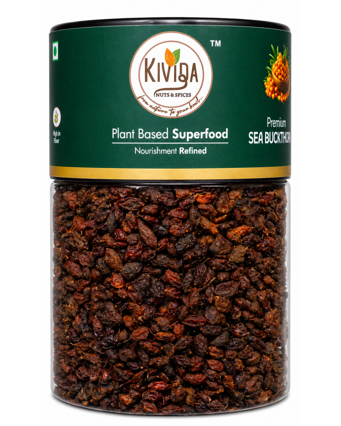 Kivida Premium Sea Buckthorn Jar – 250g - Image 2