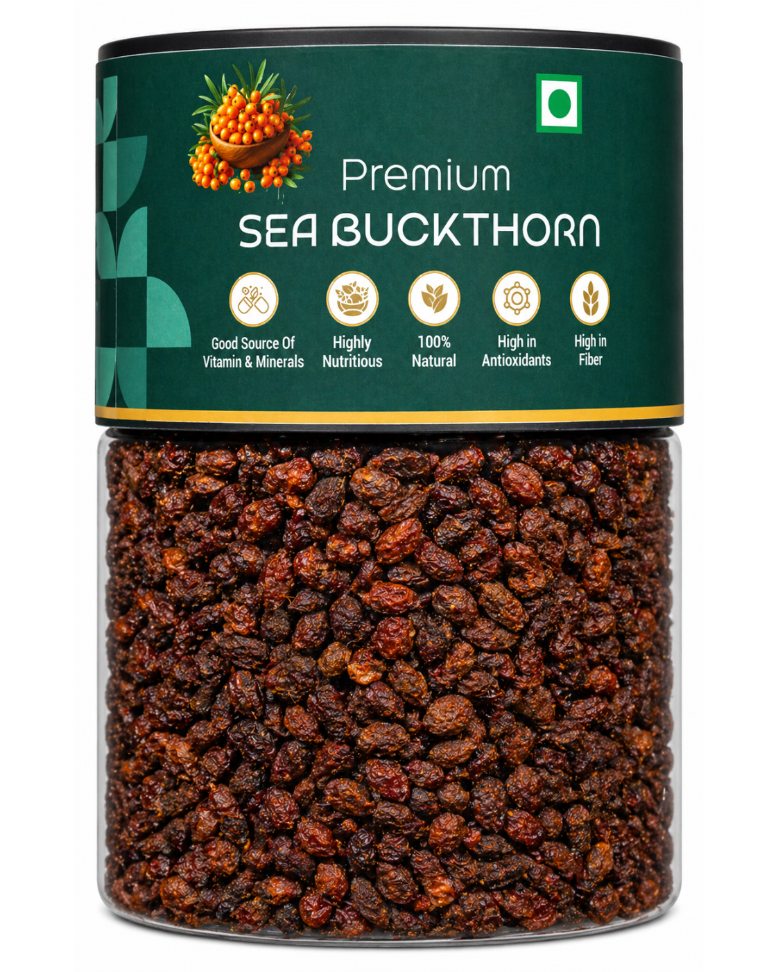 Kivida Premium Sea Buckthorn Jar – 250g - Image 3