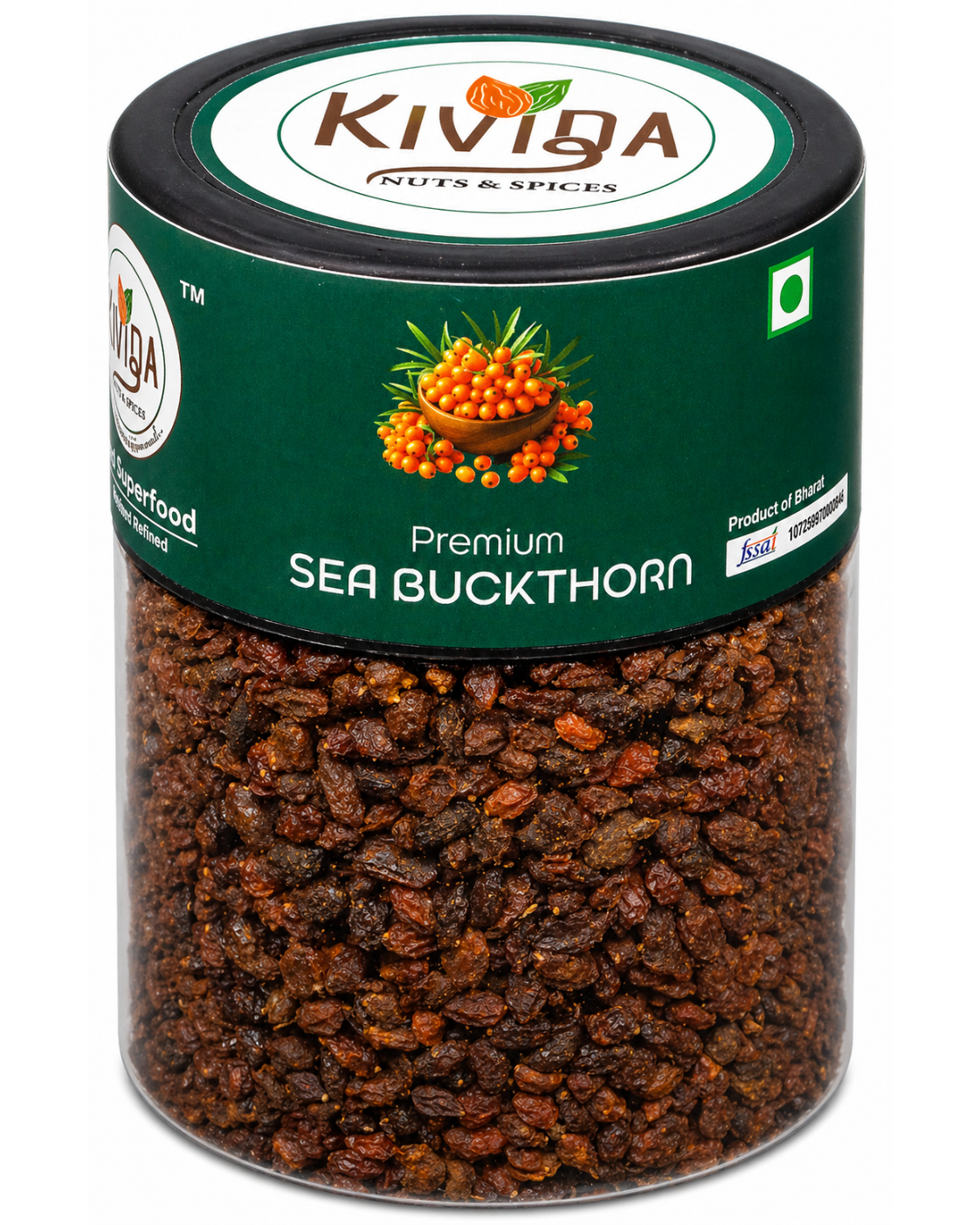 Kivida Premium Sea Buckthorn Jar – 250g - Image 4